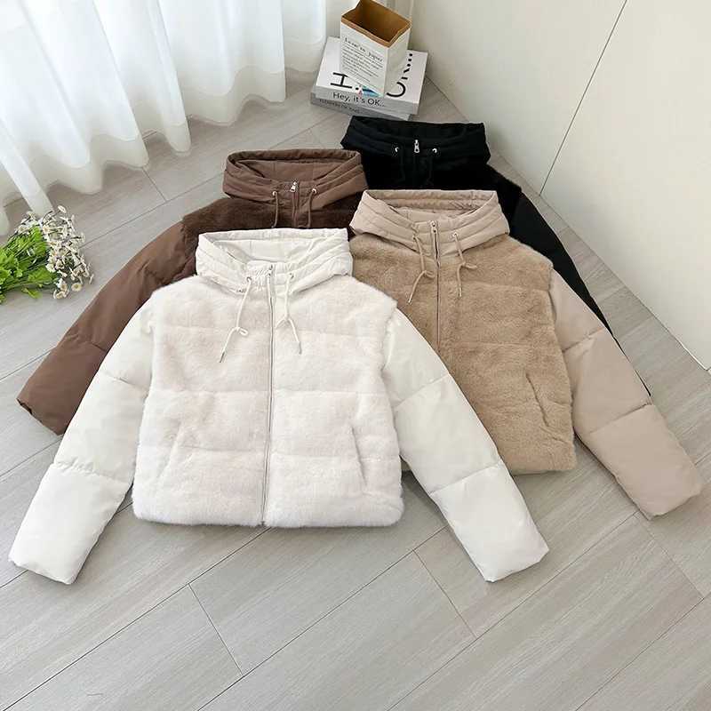Winter Womens Cotton Padded Coat for Women Warm Thermal Hooded Parkas Woman Winter Thicken Coat Female Outerwear J251104