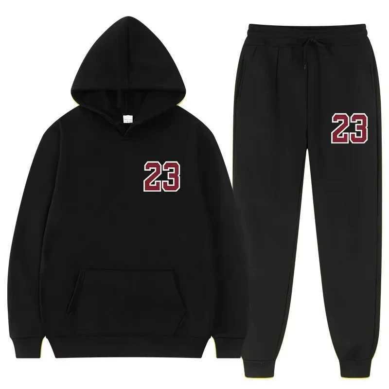 2025 Sweatshirt Jogging MenS LongSleeved Hoodie Black Beige Ladies Sportswear Casual Suit Mens Casual Hoodies And Pants Sets J251104