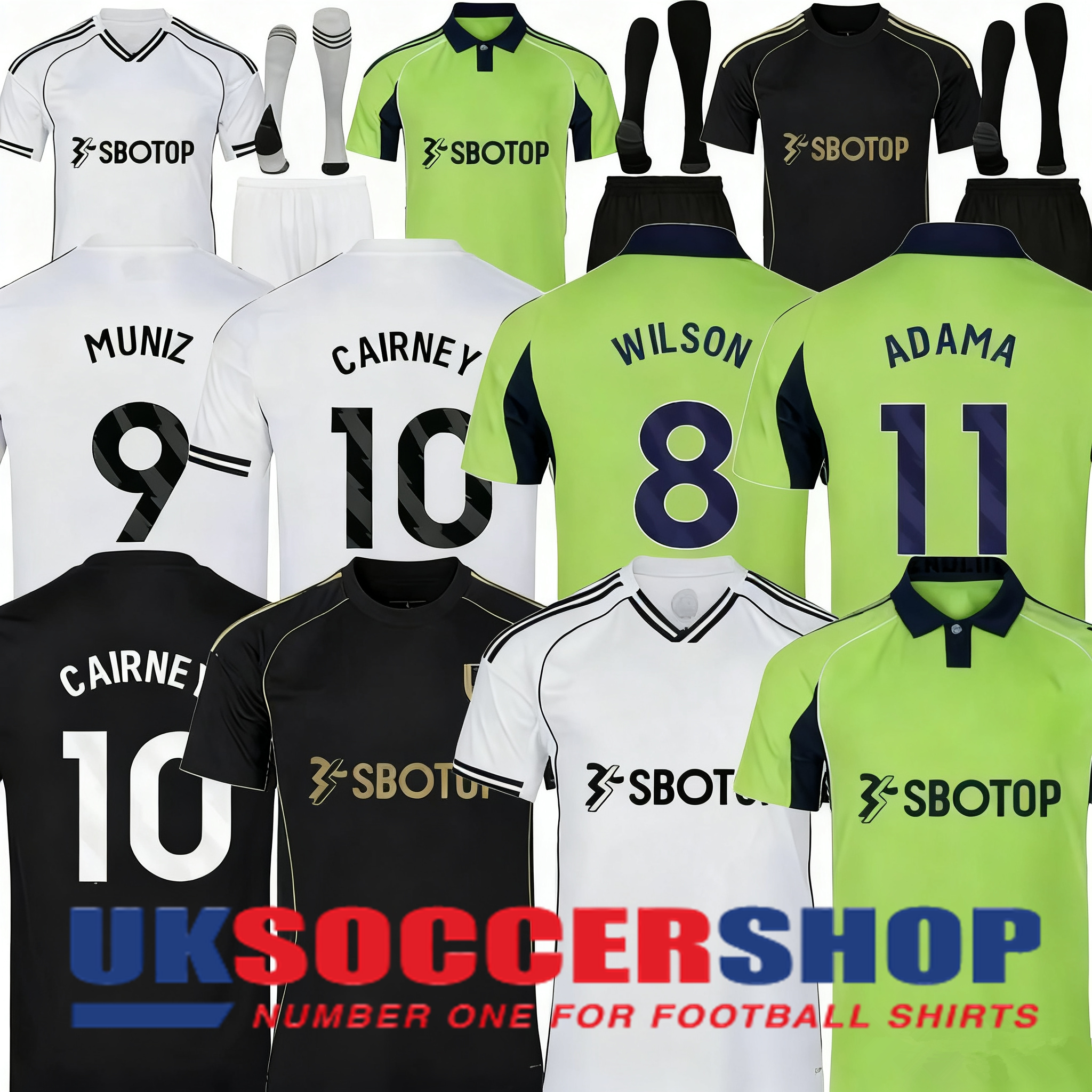 25 26 SMITH ROWE Fulham MUNIZ ANDREAS CAIRNEY RAUL football shirt soccer Jerseys MITROVIC 2025 2026 Bassey FULHAMS Men kids Children kit set tops Adama Sessegnon 666