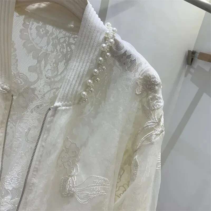 Neploe Chinese Style Beading O-Neck Jackets 2025 New Long Sleeve Tops Mujer Y2k Embroidery Sun Protection Coat Women