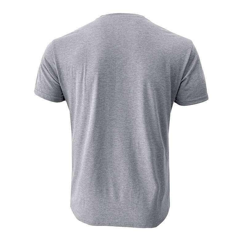 summer European American short sleeved men's Henry T-shirt round neck top 2025 new style chic and elegant clothing