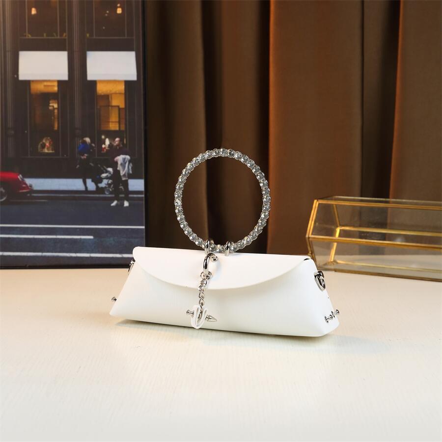 Ladies' Banquet Bag, Rhinestone 2024, Guangzhou Designer Wallet, Circular Handbag, Single Shoulder Crossbody Bag