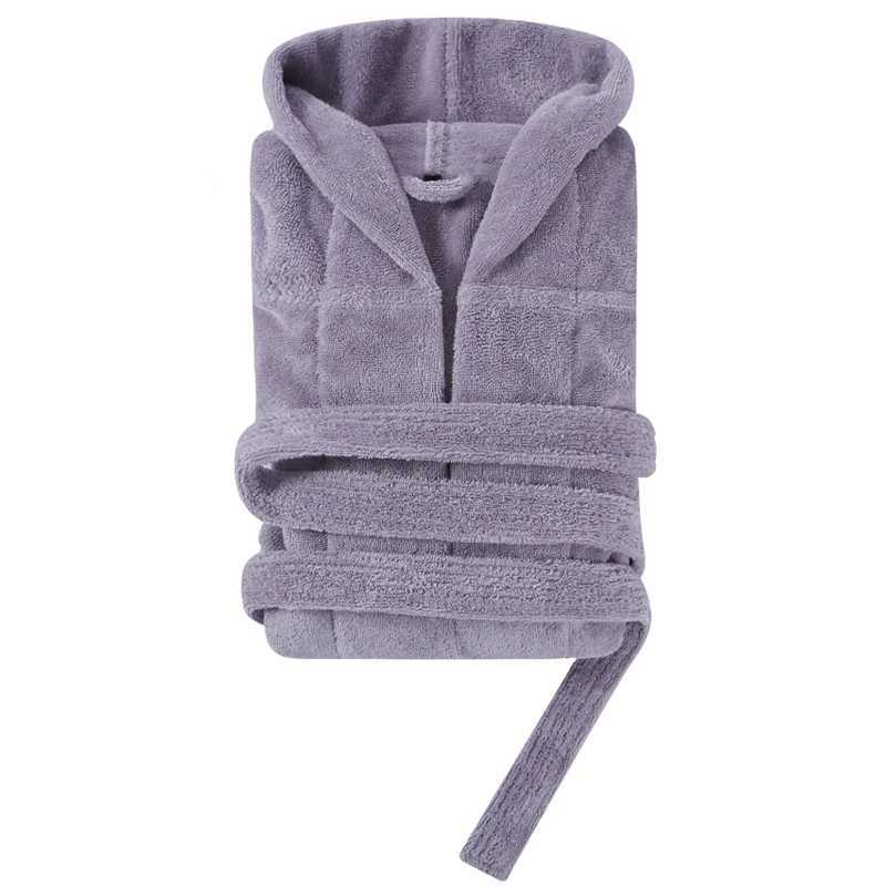 Winter Mens Bathrobes Towel Fleece Robe Hooded Thick Long Sleeve Couple Men Robe Plush Shawl Kimono Warm Male Bathrobe Christmas C251104