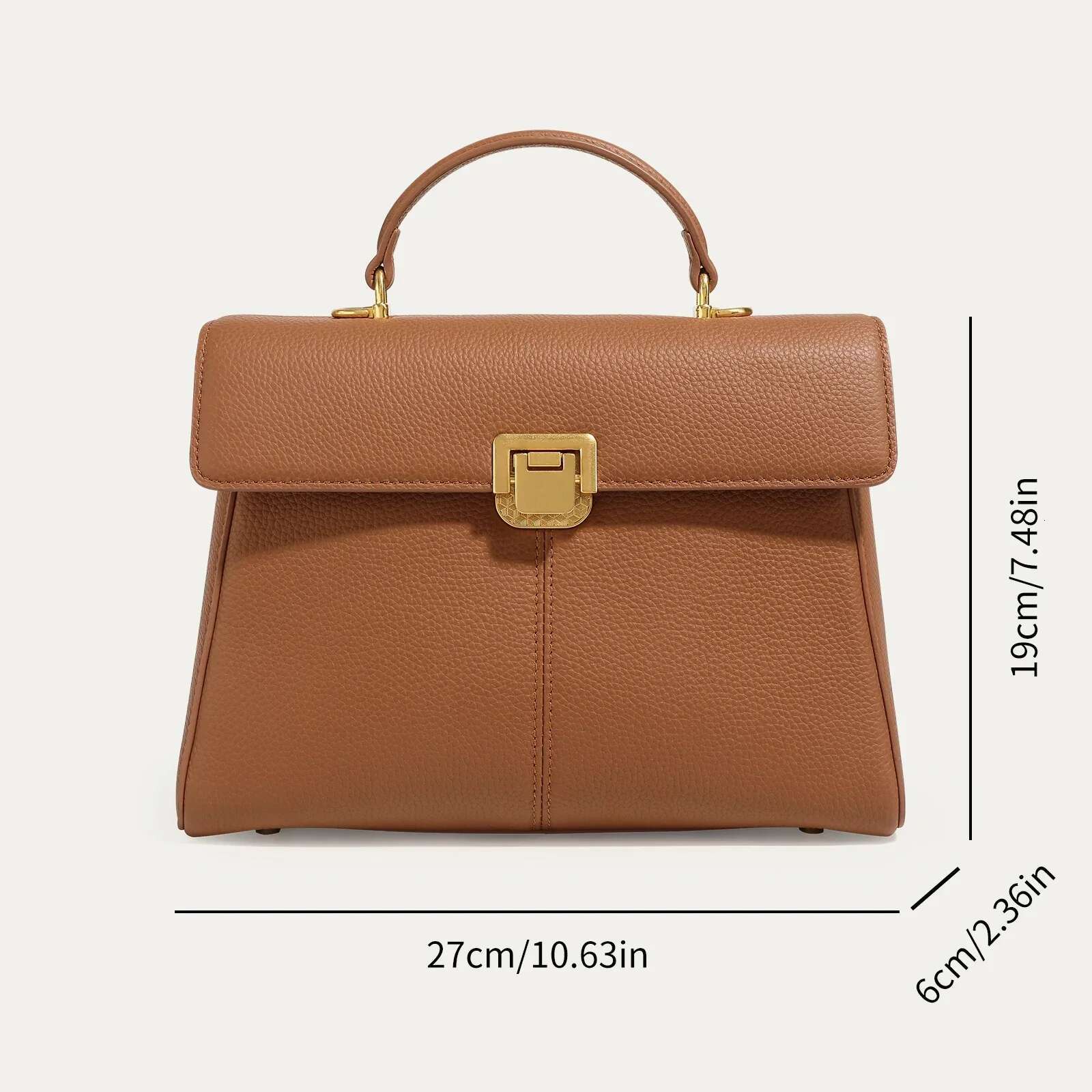 ITAMOOD Genuine Leather Handbag Women's Shoulder Suitable For Christmas Gifting Multifunctional Crossbody Bag