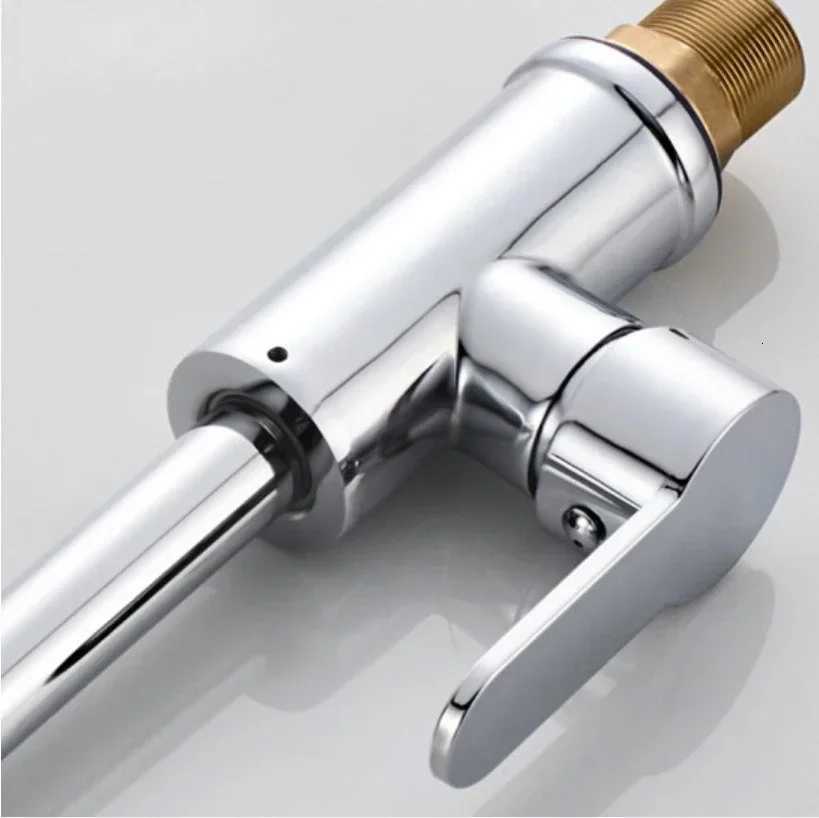 Household Hot and Cold Mixer Tap Kitchen Faucets Deck Mounted Chre Single Handle Sink Dishwasher Copper Alloy Faucet Y251104