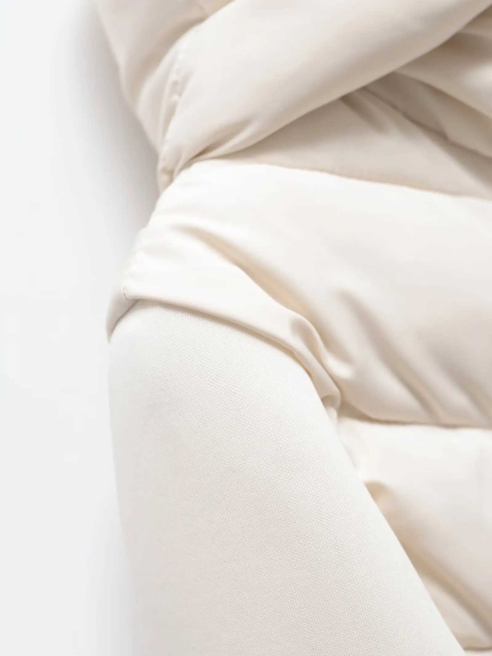 autumn and winter new womens hooded air cotton long-sleeved slim stitching light quilted down cotton jacket for women J251104