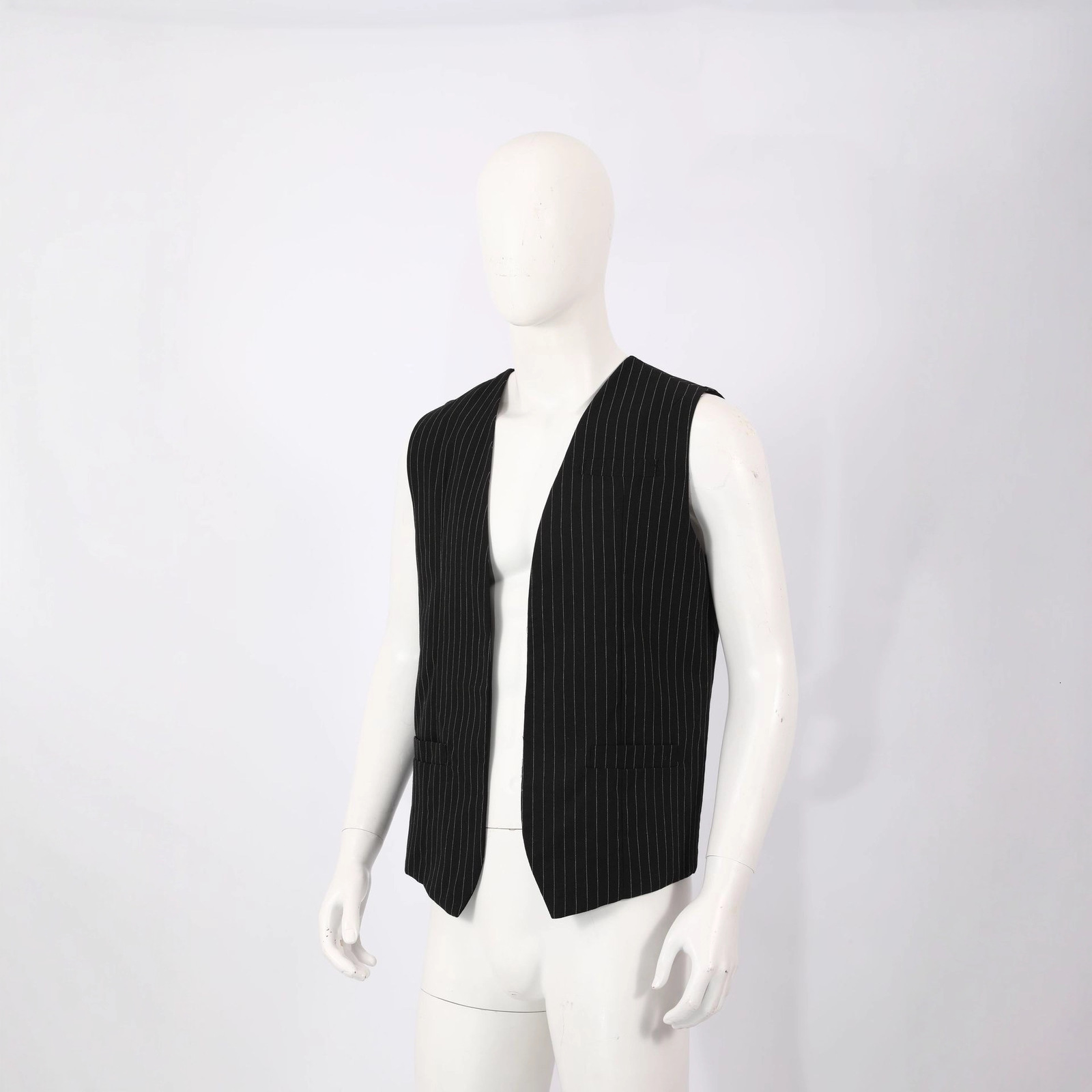 GRACE KARIN Womens Vest Retro Steampunk Dress Elegant Jacquard Jacket V-neck Steering Hemp Ruffle Vest A3 240828