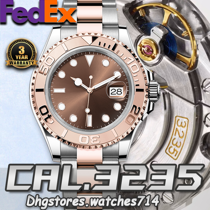 Mens Watch Designer Watches Men Top Quality Rose Gold 40MM Cal.3235 Movement Mechanical Watch Clean Watch 904L Stainless Steel Sapphire Glass Waterproof Send Fedex
