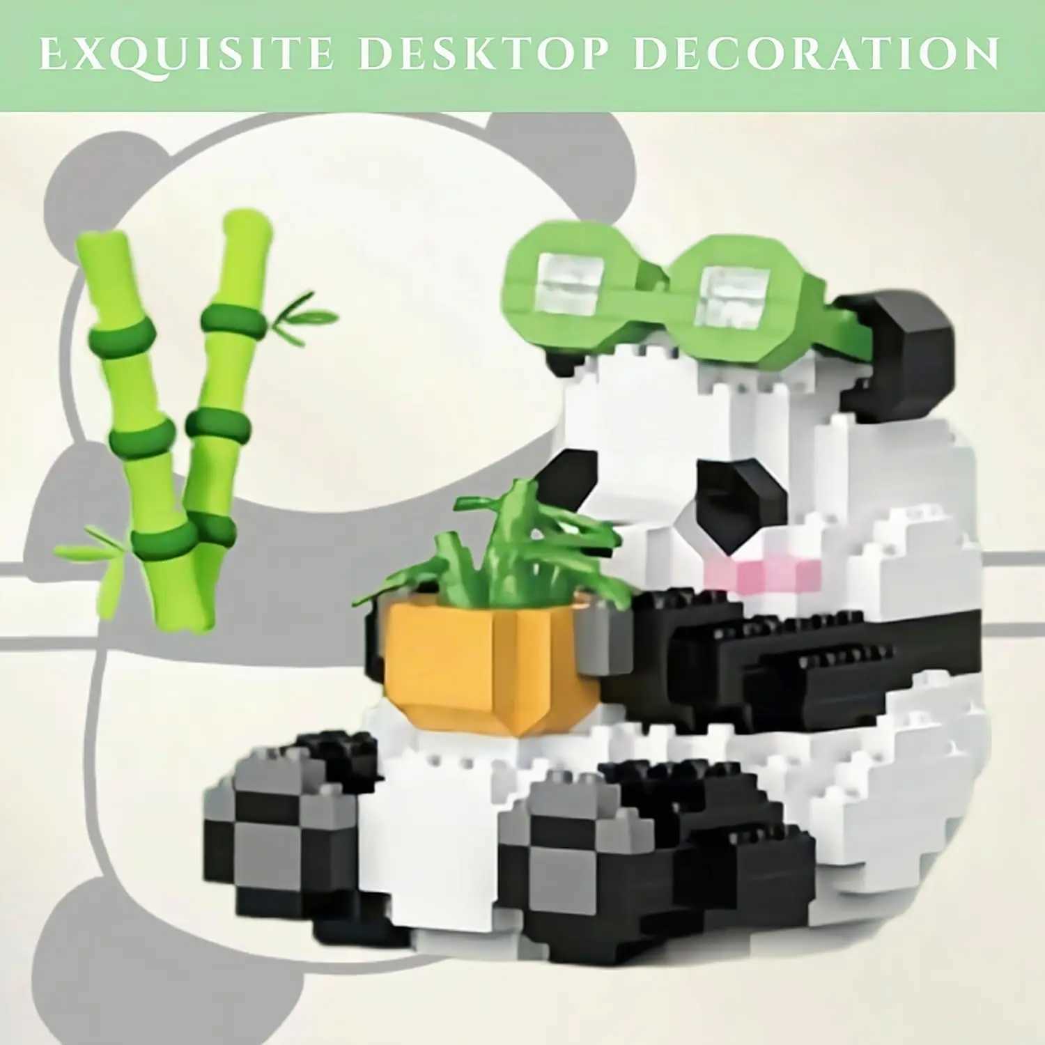 Mini Building Blocks Panda Sets Micro Nano Bricks Perfect Party Favors for Teenagers Cute Micro Mini Panda Building Bricks C251104