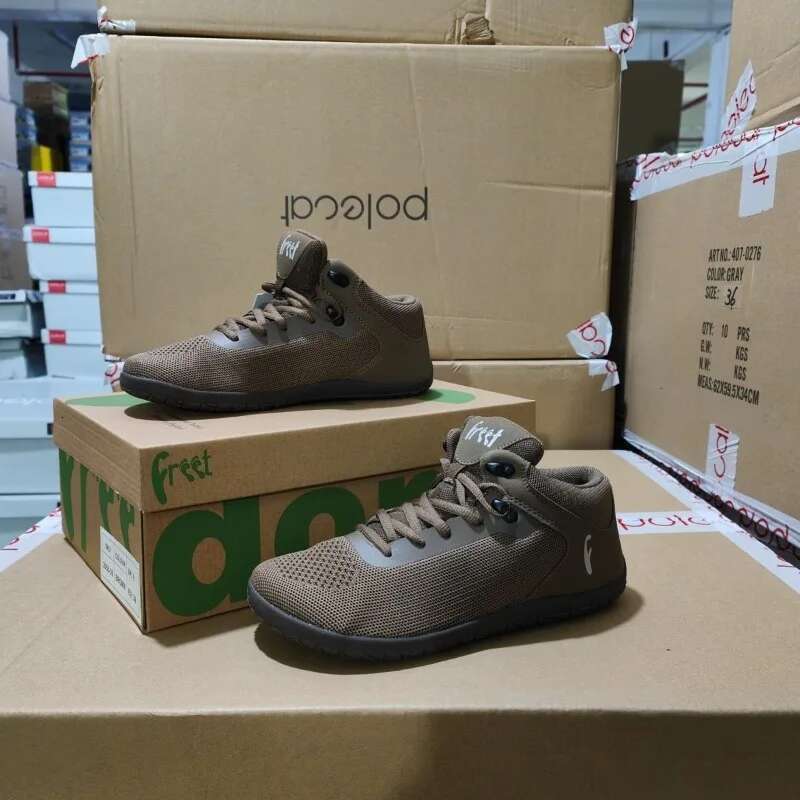 Hot Sale 4E Wide Last Mid-top Outdoor Barefoot Top Quality Flat Indoor Fiess Sneakers Light Weight Walking Shoe