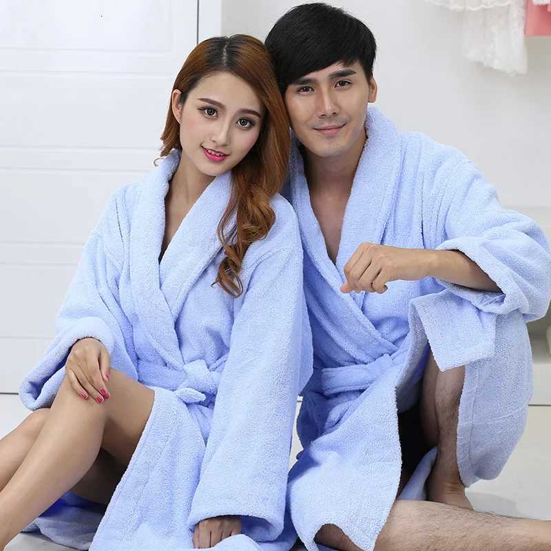 Winter Men Robes Flannel Long Robe Towel Fleece Bathrobe Thick Sleepwear Nightwear Warm Night Gowns Kimono Robe Bridesmaid robes C251104