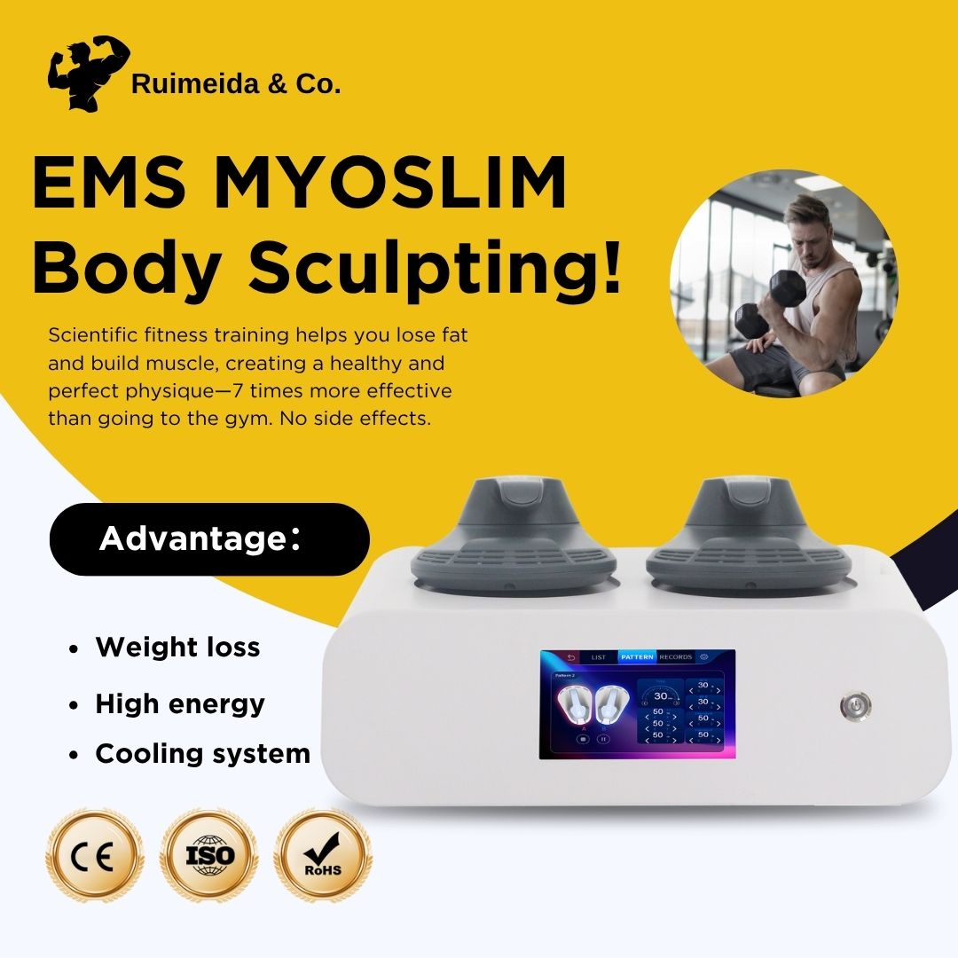Professional EMS Body Contouring Machine HI-emt 200HZ MYOSLIM Fat Reduction and Muscle Toning Equipment For Personal or Family Use