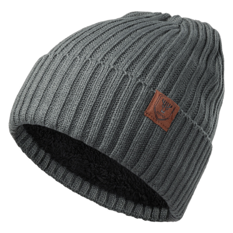 designer beanie bonnet designer winter hat luxe beanies mens beanie bonnet homme hat Winter and winter warm mens and women thick yarn hats pile up hat - view 3