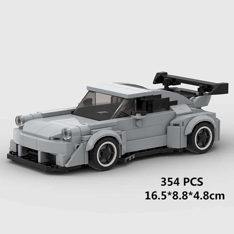 City Speed Racing Car Model Building Blocks DIY Bricks MOC Toy Classic Rally Sports Super Racer Vehicle Christmas gift technique C251104