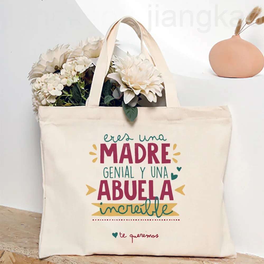 Are A Great Mother and An Incredible Grandmother We Love You Printed Tote Women Handbag Female Shoulder Bag Abuela Gift