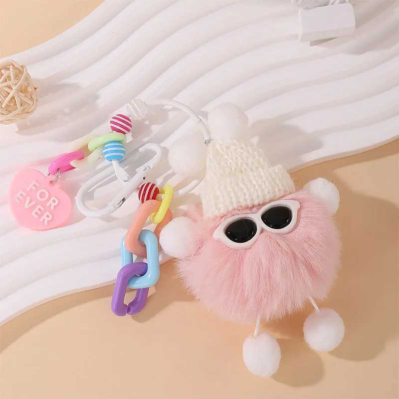Elf Coal Ball Pendant Cute Bag Plush Pendant Car Keychain Accessories C251104