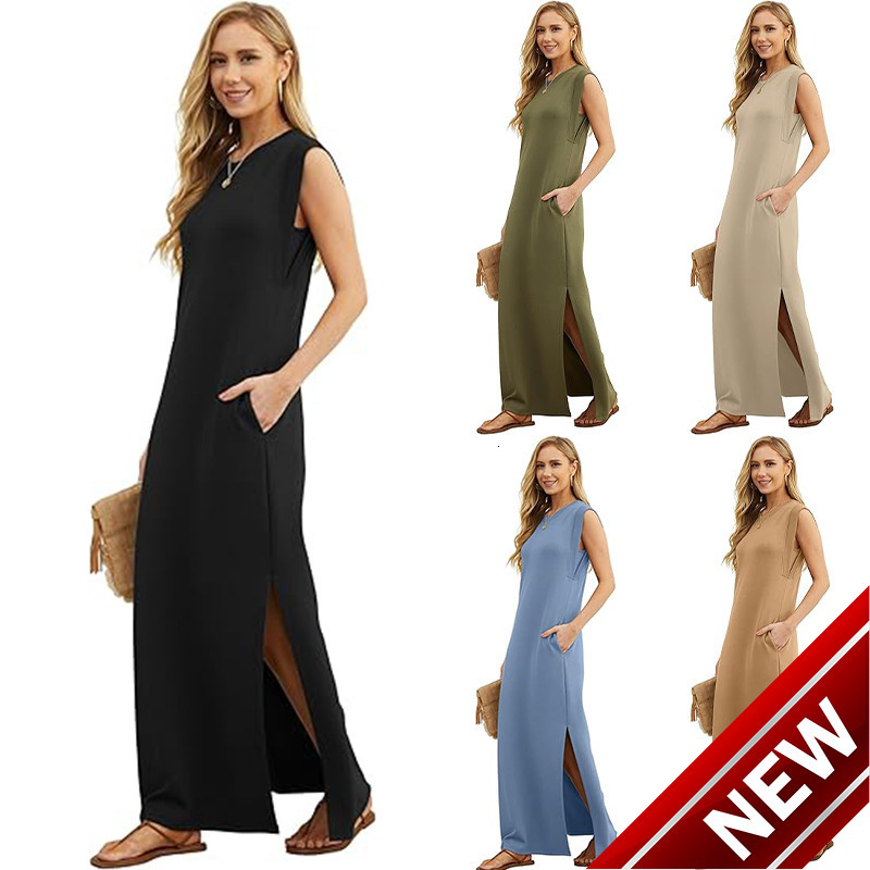 2025 Spring/Summer Womens Casual Loose Long Dress