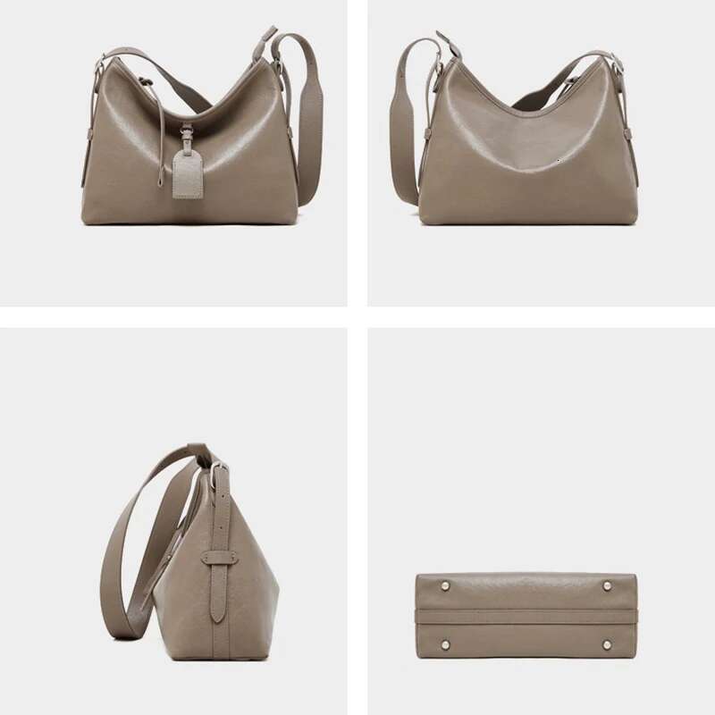 2024 New Fashion Woman Handbag Shoulder Crossbody Bag Real Leather