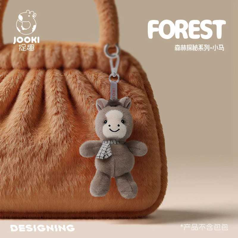 Kawaii Puppy Plush Toy Cartoon Horse Dog Rabbit Frog Sheep Monkey Pig Stuffed Plush Keychain Bag Pendant Gift For Kids C251104