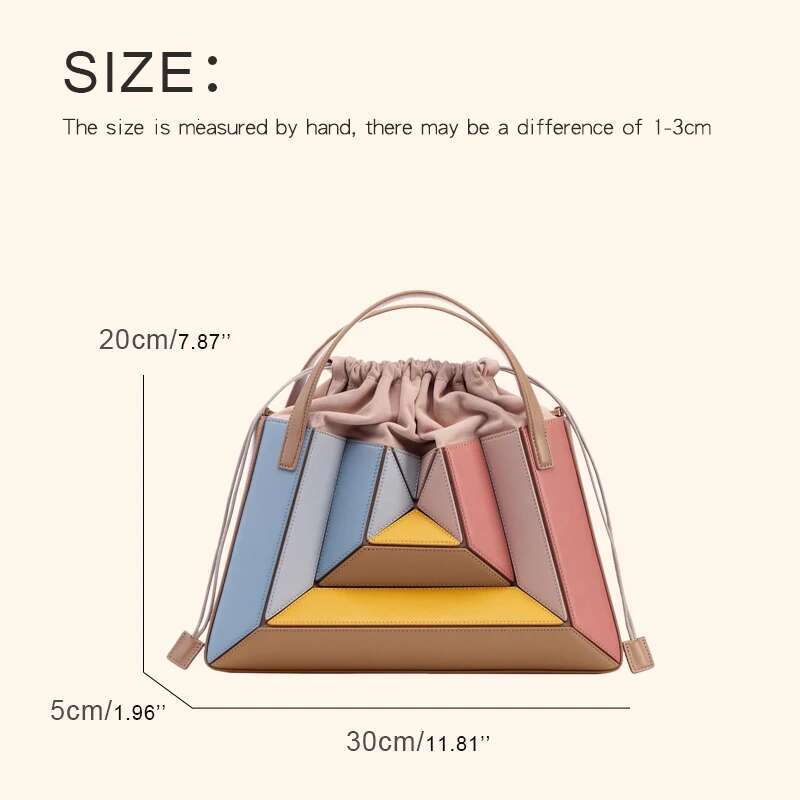 Casual Bags For Women Handbags And Purses Designer 2023 New In PU Splicing Contrasting Top Handle Shoulder Messenger Bag
