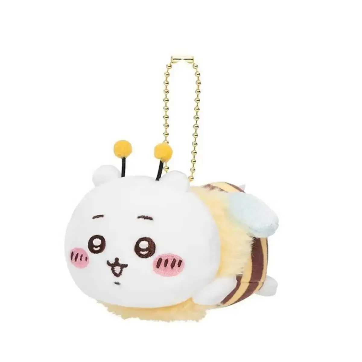 Chiikawa Bee Serie Plush Keychain Kawaii Bag Pendant Cute Hachiware USAGI Soft Stuff Accessories Birthday Gift for FansW251103