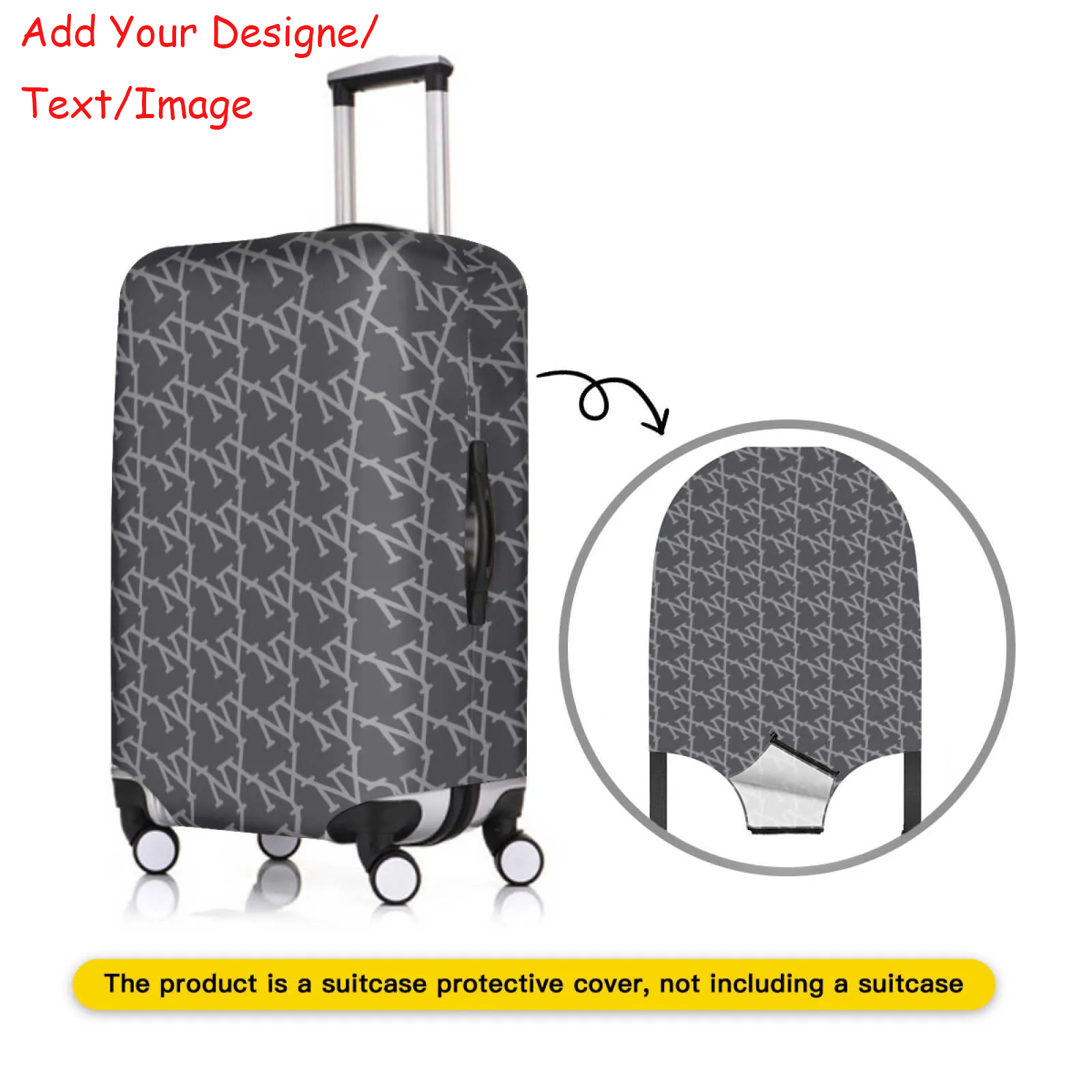 NXY Custom 19-32 Inch Luggage Cover Fashion Protector Thickened Suitcase Covers Rolling Trolley Cover Travel Accessories 250109
