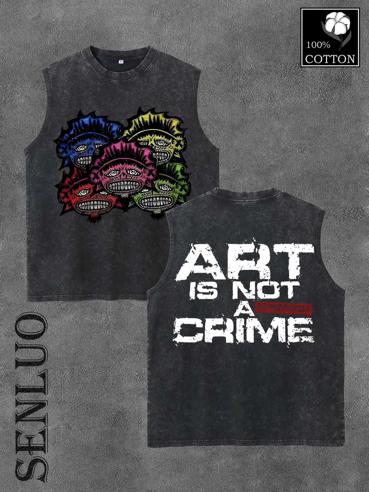 Y2K Style Printed T-shirt Mens T-shirt 100% Cotton Fabric Comfortable and Energetic Summer Street Style Short-sleeved T-shirt 250402