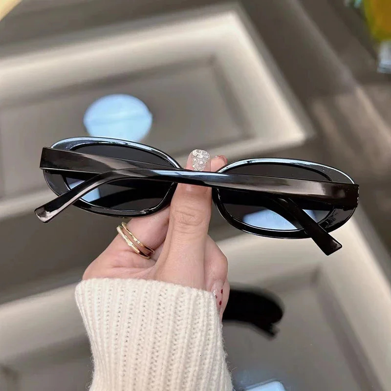Vintage Oval Sunglasses Women Fashion Sun Glasses Female Retro Leopard Small Frame Mirror Oculos De Sol 251103