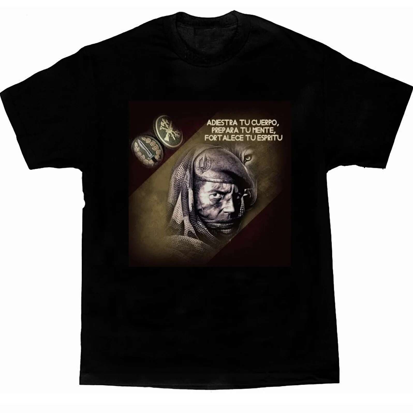 Spanish Green Beret C.O.E.S Legion Special Forces T-Shirt Short Sleeve Casual 100% Cotton O-Neck Summer Mens Streetwear