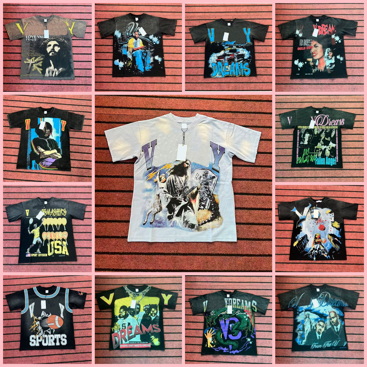 rhinestone men shirt summer designer t shirt thick oversized shirts hip hop rock tee fashion streetwear graphic tee y2k shirt man tops us s--xl