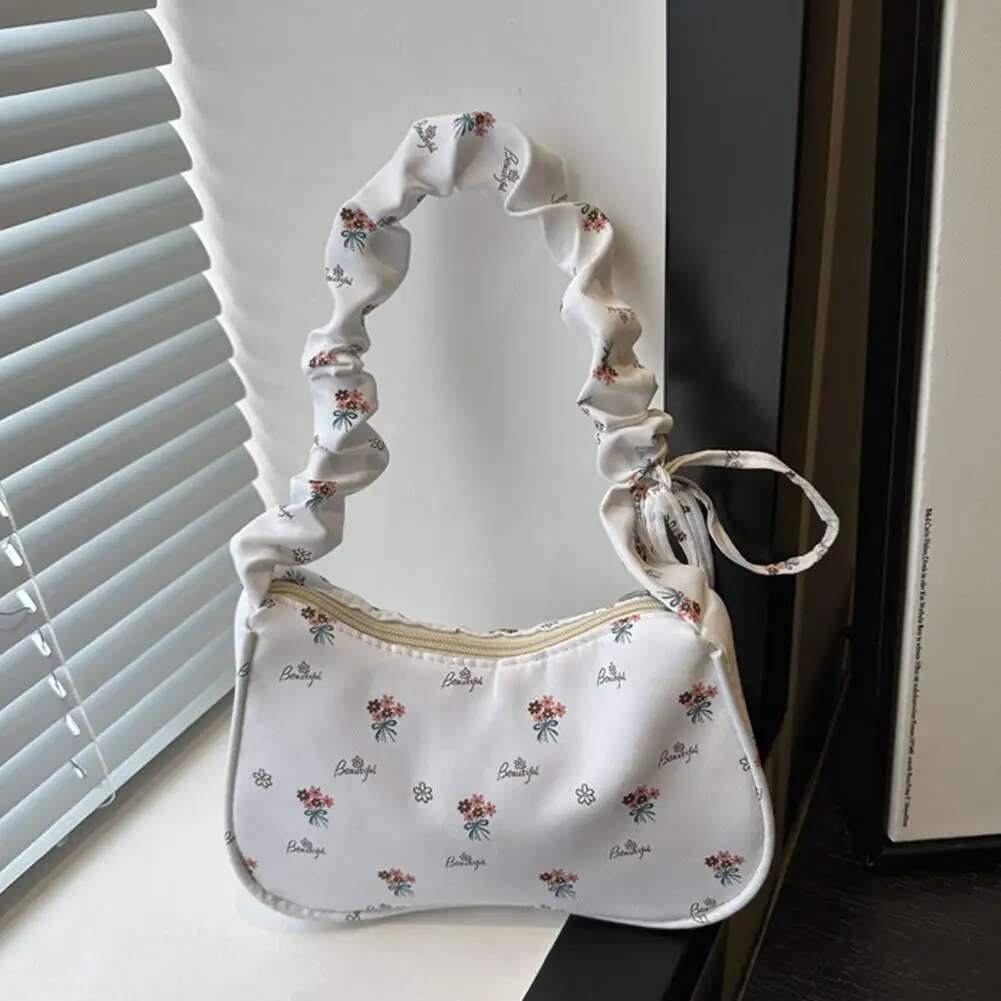2025 New Sweet Corduroy Handbag Fashion Soft Zipper Underarm Large Capacity Designer Women's and Girls' Strawberry Shoulder Bag2