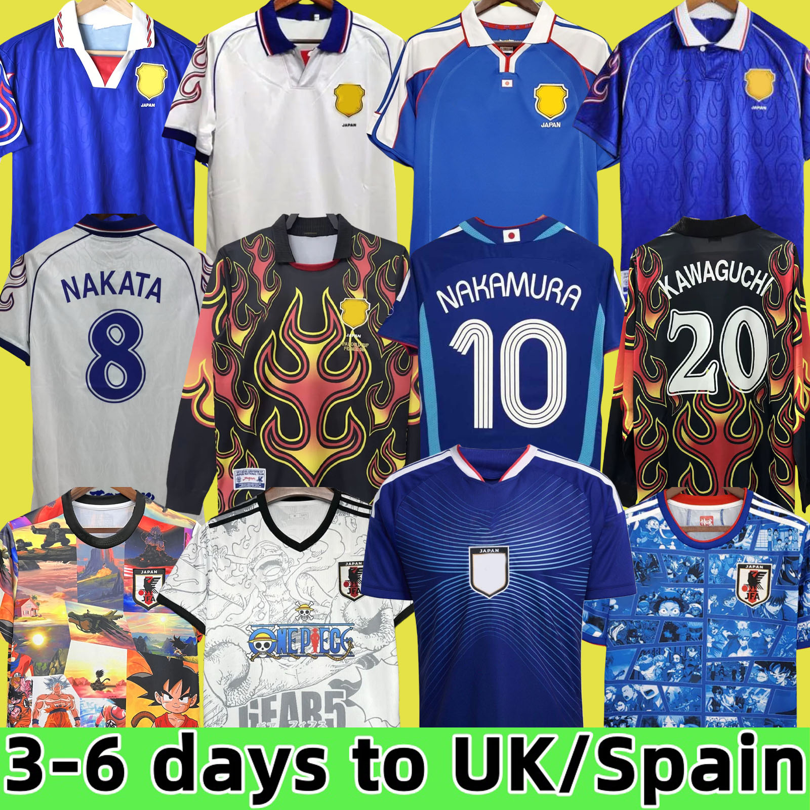 2024 2026 Japan soccer Jerseys Cartoon classic Shirt UEDA ITO ISAGI ATOM TSUBASA MINAMINO DOAN KUBO MITOMA TOMIYASU ENDO NAKATA y-3 24 25 26 Japanese Football Shirt