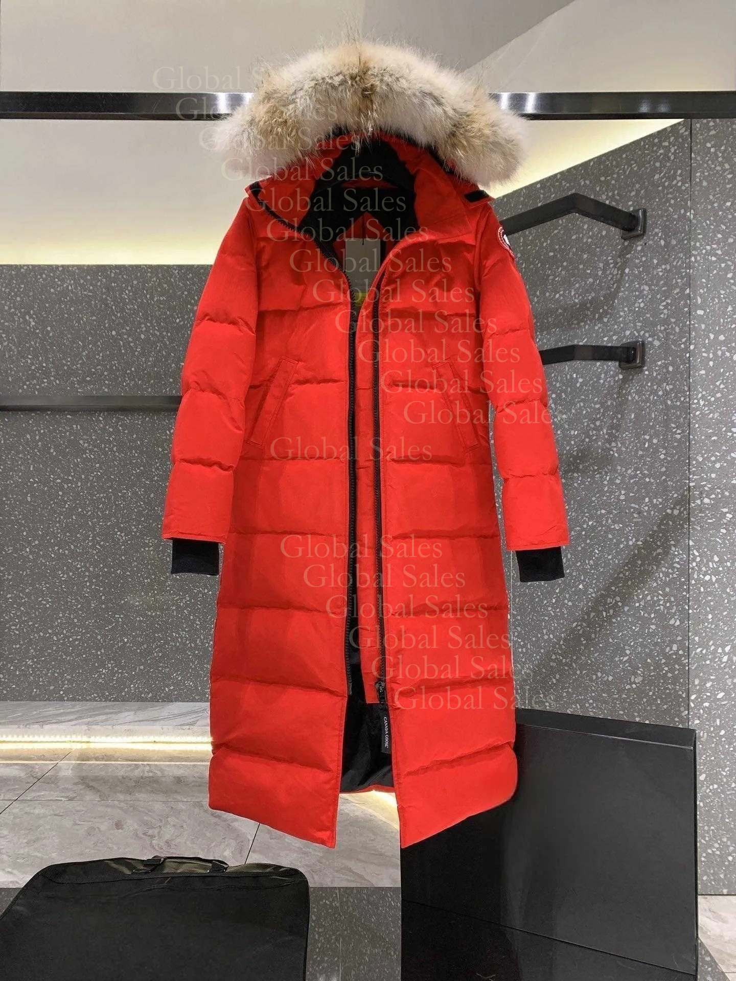 Canda Gose Parka Woman Puffer Jacket Woman Winter Jacket Canadian Down Jacket Fashion Long Coat Pocket Fur Collar Thermal Top Female Clothing a42