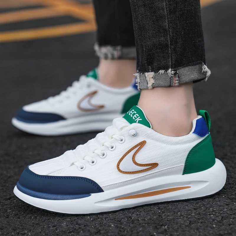 Mens Sports Shoes Mesh Breathable Running Shoes Mens Outdoor Platform Casual Sports Shoes Designer Tenis Masculino Z250403