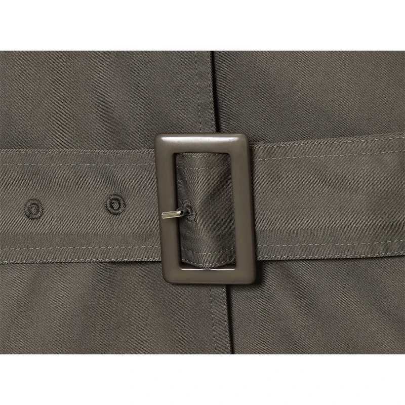 Womens Short Trench Coat Autumn Fashion Single Breasted Long Sleeve Trench Streetwear Female Outerwear Chic Tops J2511031