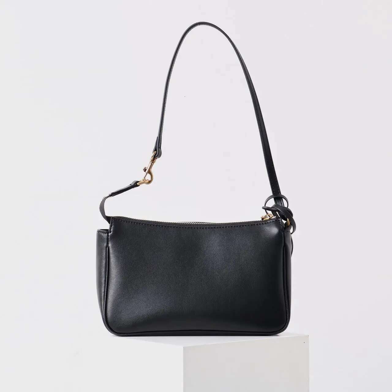 Genuine Leather Underarm 2025 New Design Women's Head Layer Cowhide Crossbody Free Initials Handbag Shoulder Bag