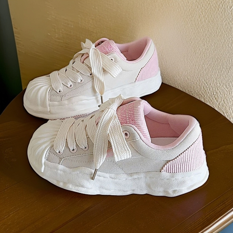 designer shoes 2025 new Women's shoes shell toe all-match small white shoes Student shoes with soft soles