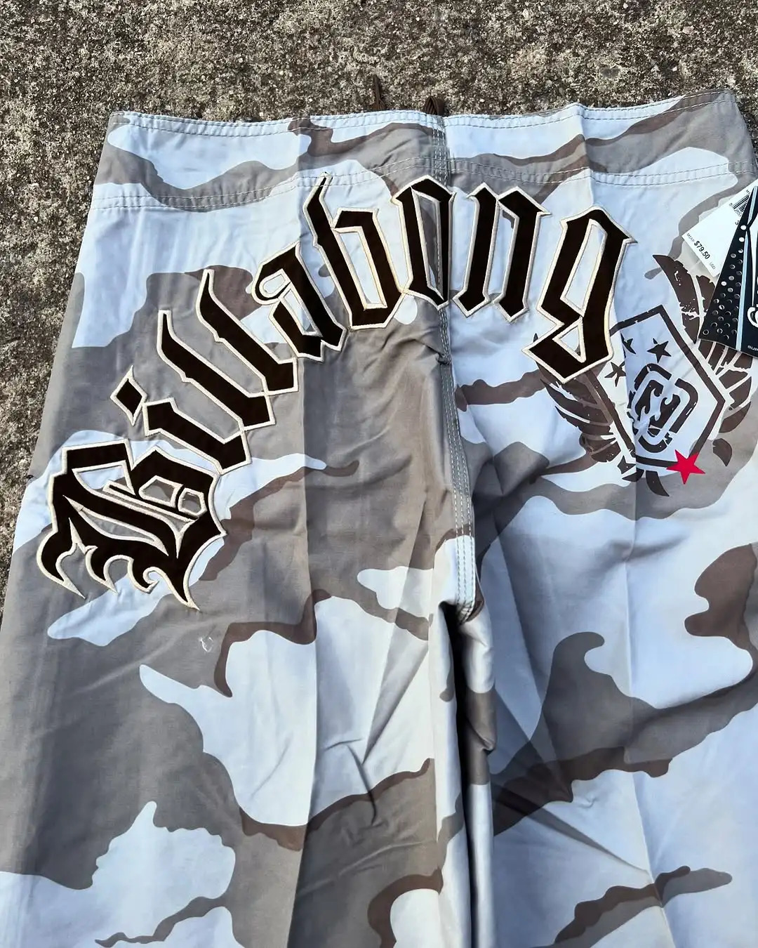 Harajuku retro American white camouflage pattern sports shorts mens summer breathable cool shorts embroidered Y2K pants 250402