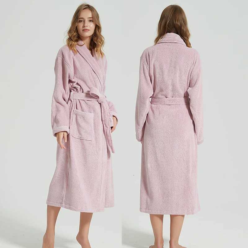 Bathrobe Men Luxury 100 Cotton White Sleepwear Towel Fleece Robes For Male Plaid Robes Long Bath Robe Bride Robe Dressing Gown C251104