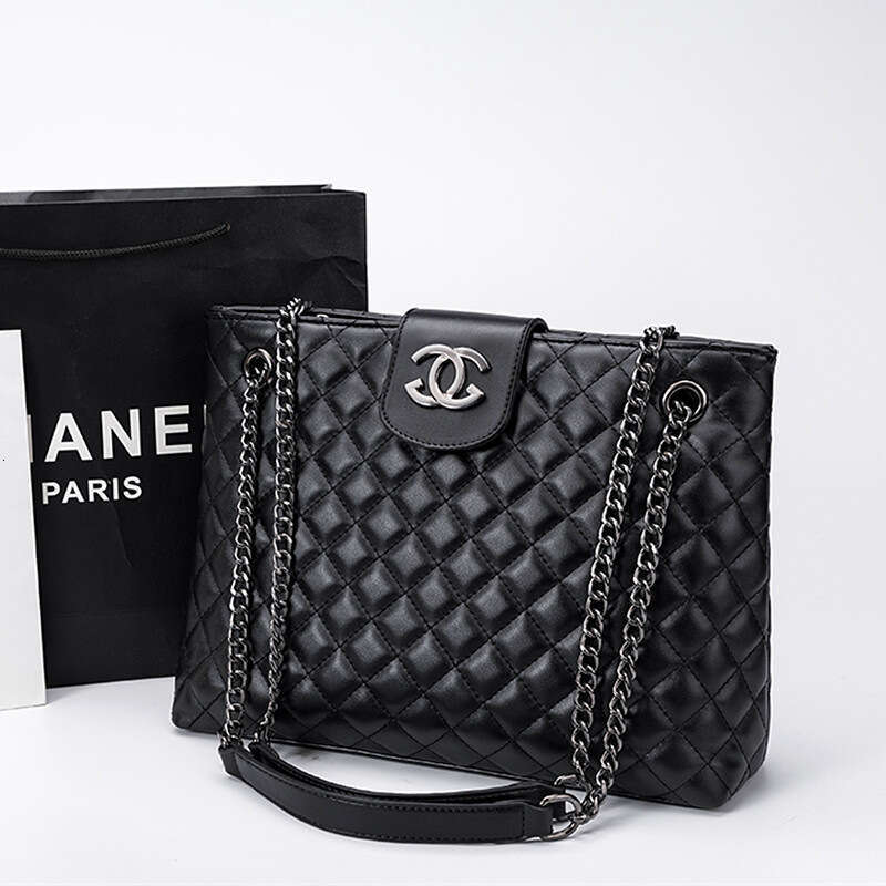 designer bag Luxury bag New trendy large capacity Chanel diamond grid chain bag, genuine leather women's bag, fashionable single shoulder crossbo