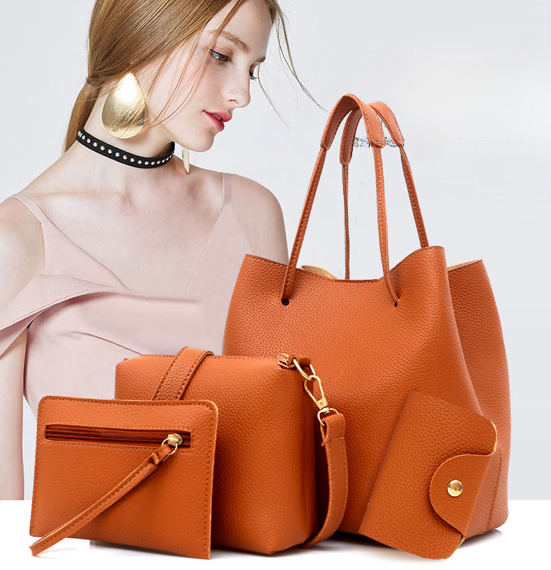 2025 New Women's Handbag High end Fashion 4-piece Set Crossbody Bag Designer Women's Trendy Value Bag Set Shoulder Bag Crossbody Bag Phone B