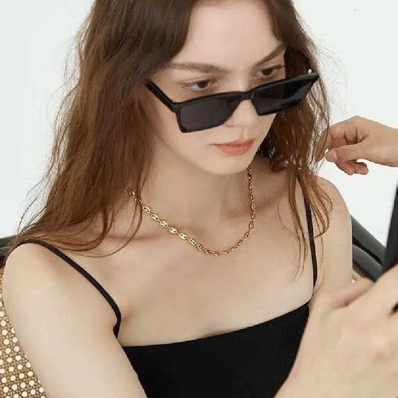 316L Stainless steel coffee bean Chain Necklace Cute pig nose chain bracelet Punk Hip Hop DIY jewelry Handmade necklaceXJ251104