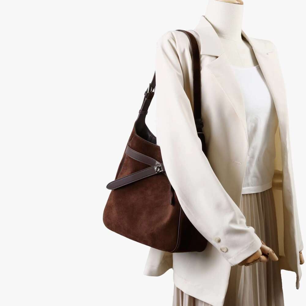 Luxury Bag Designer's New Versatile Patchwork Matte Cross Body Bag One Shoulder Bucket High-end Commuter Large Capacity Bag