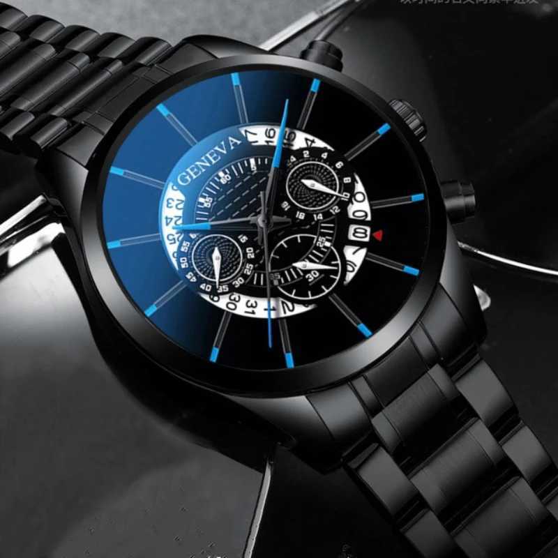 Fashion Stainless Steel Man Watch Luxury Calendar Quartz Wristwatches Male Business Watches for Man Clock Relgios MasculinoT251104