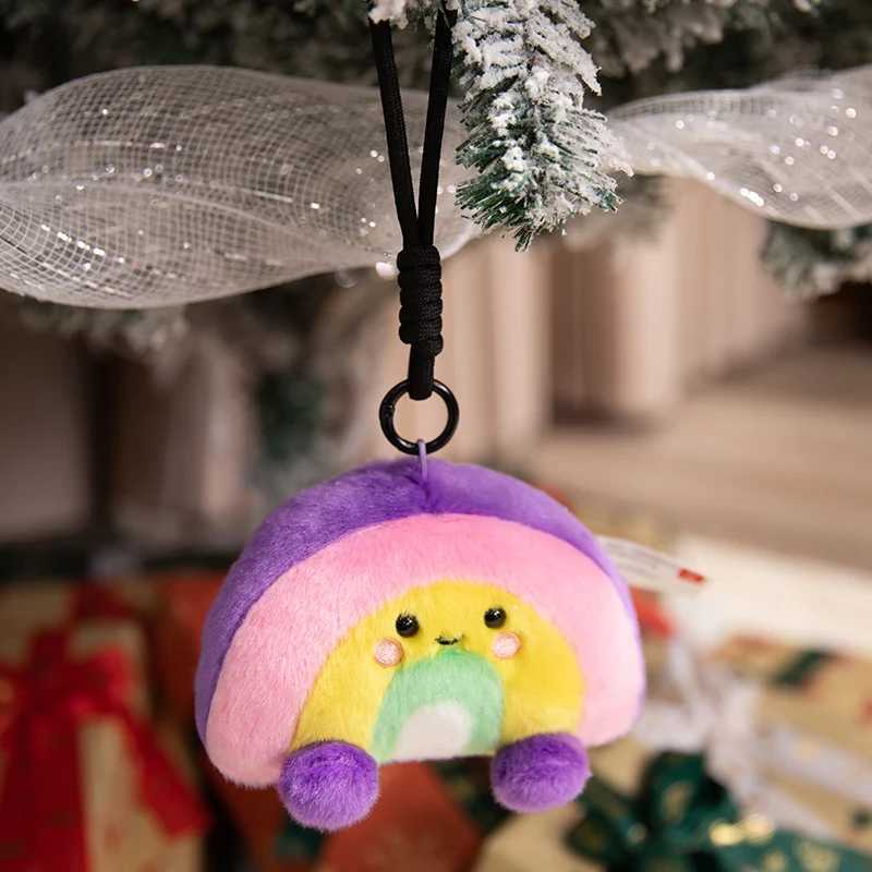 Cute Sun Cloud Plushies Toy Pillow Kawaii Stuffed Fluffy Rainbow Cushion Keychain Home Bag Decor Small Pendant Kids Toy C251104