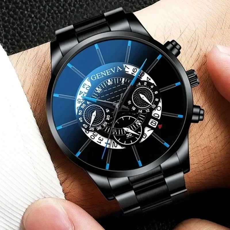 Fashion Stainless Steel Man Watch Luxury Calendar Quartz Wristwatches Male Business Watches for Man Clock Relgios MasculinoT251104