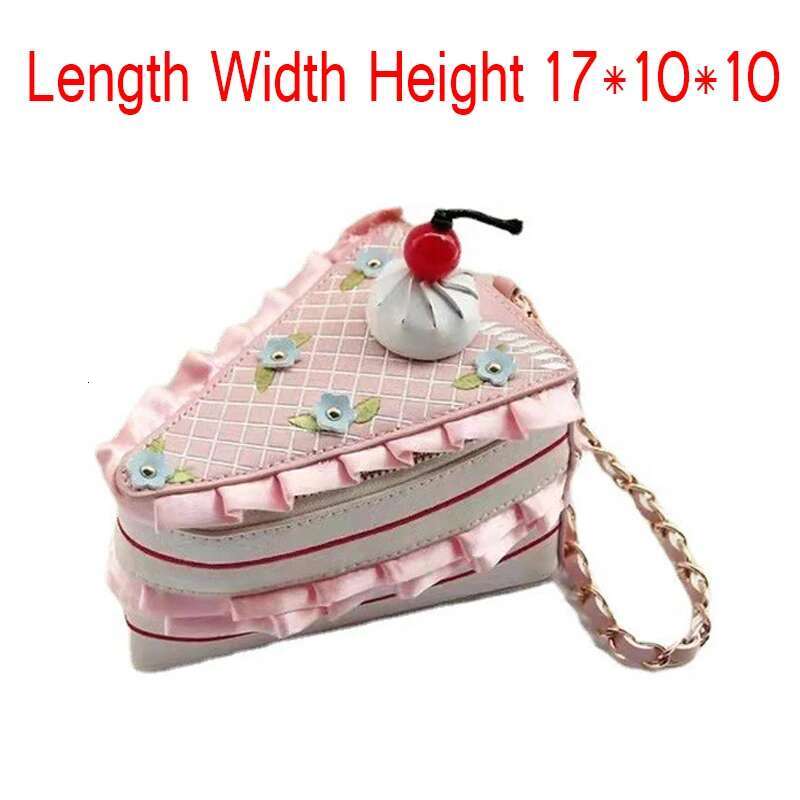 Women Evening Bags 3D Cake Shape Chain Shoulder Messenger Bag Purse Female Embroidery Bridal Prom Party Wedding Handbags