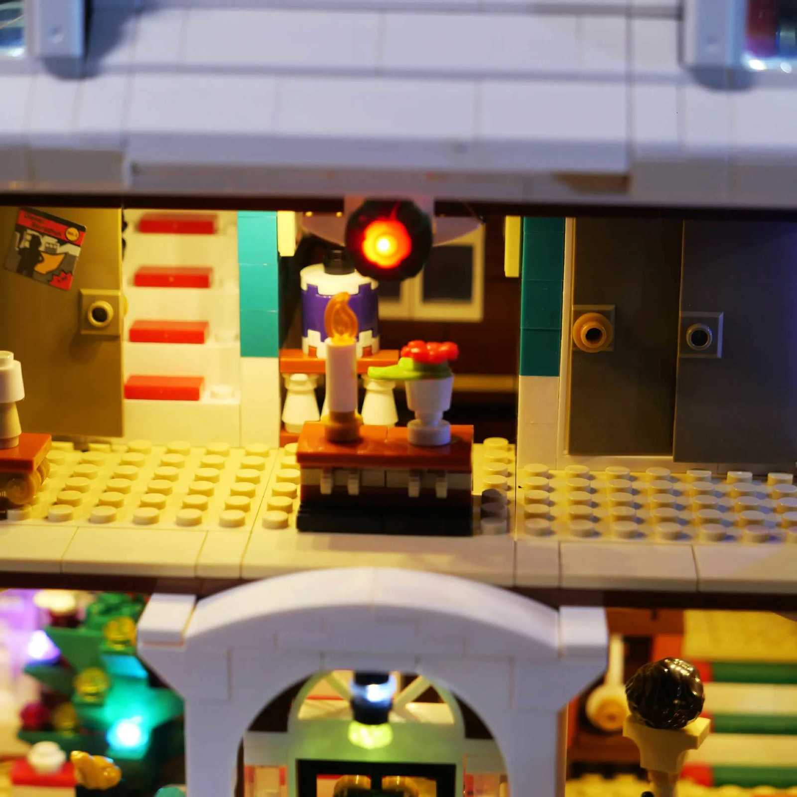 LED Lighting Kit Compatible with 21330 Home Alone House Building Blocks Model Remote Control Lamp Accessories Lights Only K251103