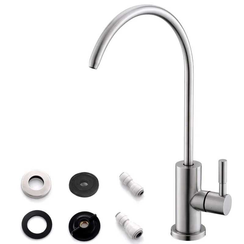 Drinking Water Faucet for Kitchen Sink Water Filter Faucet Stainless Steel for Rrse Osmosis or Water Filtration RO Faucet Y251104