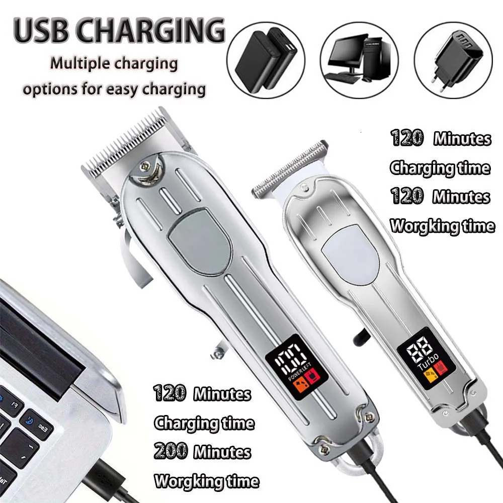 Hair Clippers for Men Professional Barber Clippers and Trimmers Set Cordless Hair Clippers for Hair Cutting Kit 251103 - view 6